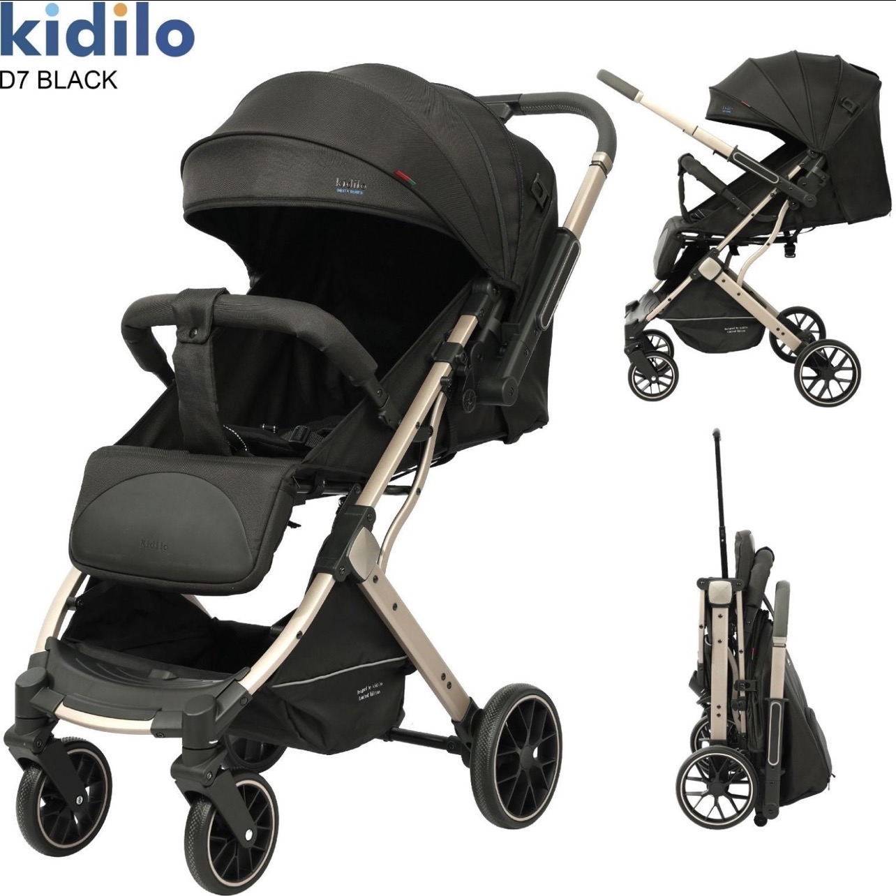 کالسکه کیدیلو kidilo مدل D7 (دسته دو طرفه)